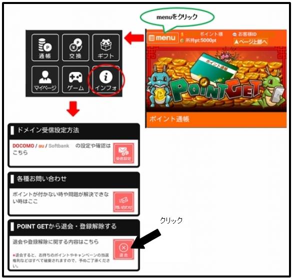 ポイントゲットインフォクリック