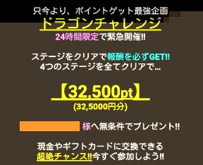 ポイントゲット32,500円分