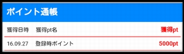 ポイントgo登録時ポイント